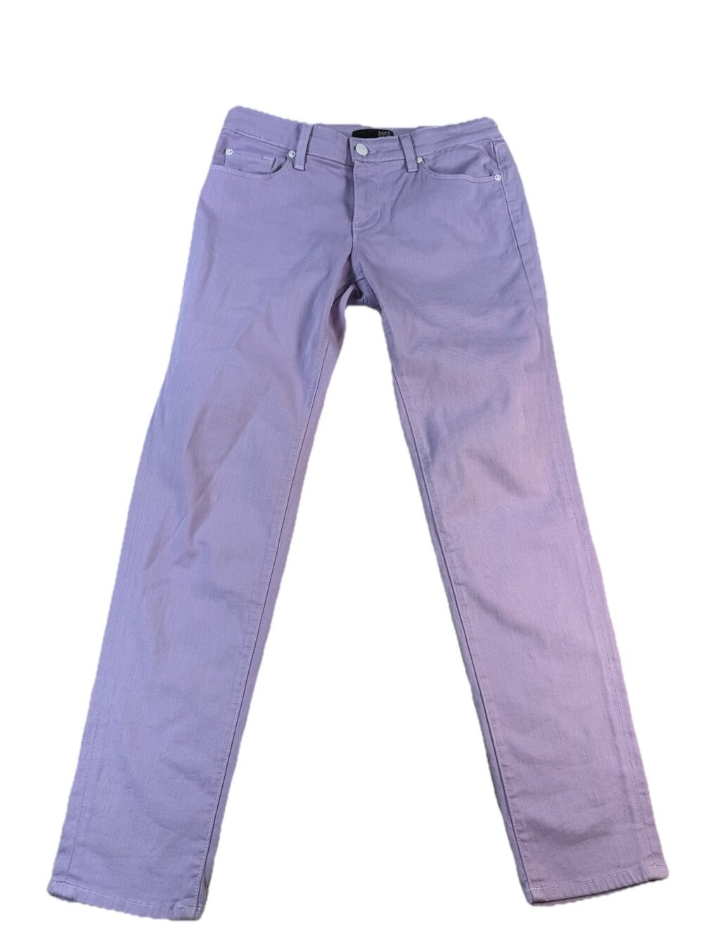 David Kahn Nikki Ankle Jeans Womens Lavender Purple Stretch 30 Size 30